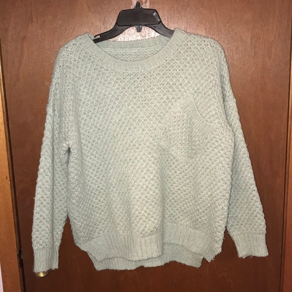 Over sized knit sweater